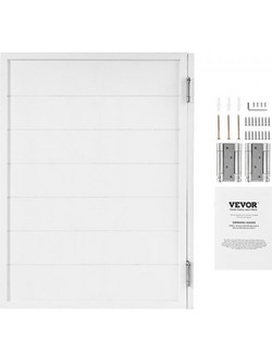 Vevor Πόρτα Εσωτερική Ξύλινη Λευκή 81.3x106.7cm SLBDBMDMW32HOLW7G001V0