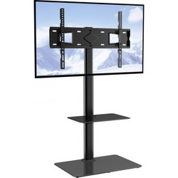 Vevor Stand Mount Βάση Τηλεόρασης Δαπέδου Περιστρεφόμενη με Βραχίονα 32"-65" έως 40kg