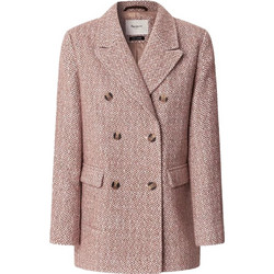 Pepe Jeans Salome Γυναικείο Ημίπαλτο Μάλλινο Ροζ PL4024360-373