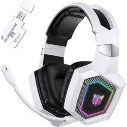 Onikuma GT806 Ασύρματο Gaming Headset Over Ear White