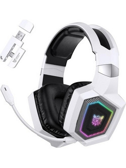 Onikuma GT806 Ασύρματο Gaming Headset Over Ear White