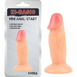 Chisa Novelties Hi-Basic Mini Anal Start Πρωκτική Σφήνα 11.5cm Δέρματος