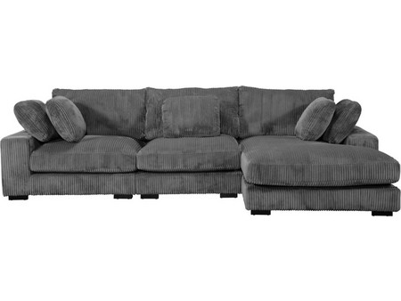 HomeMarkt Cranfield Γωνιακός Καναπές Δεξιά Γωνία Ανθρακί 313x169x80cm HM3287.01R