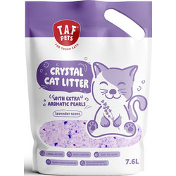 Taf Pets Crystal Lavender Κρυσταλλική Άμμος Γάτας με Άρωμα Λεβάντα 7.6lt