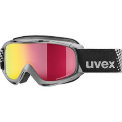 Uvex Slider FM Μάσκα Σκι & Snowboard Παιδική Γκρι με Φακό Καθρέπτη Πολύχρωμο