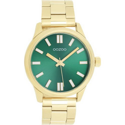 Oozoo Ανδρικό Ρολόι με Χρυσό Μεταλλικό Μπρασελέ C11616