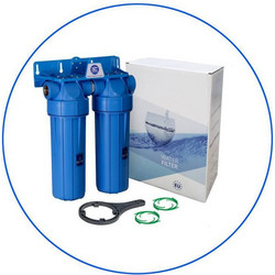 Aqua Filter FHPRN12-B-TWIN Διπλό Φίλτρο Νερού Κάτω Πάγκου με 03-207