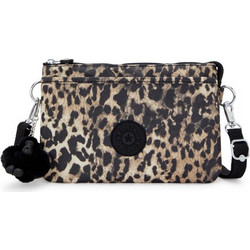 Kipling Riri Γυναικείο Τσαντάκι Χιαστί Υφασμάτινο Μπεζ με Ιμάντα I7780-6JP