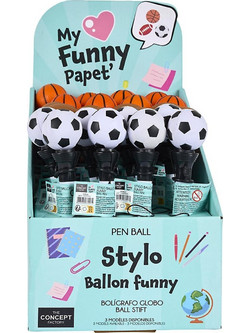 The Concept Factory - Football Basketball Στυλό Διαρκείας EC0032