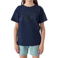 4F Παιδικό T-Shirt Κοντομάνικο Navy Μπλε 4FJWMM00TTSHF2333-31S