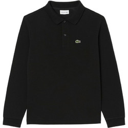 Lacoste Παιδικό Polo Μακρυμάνικο Μαύρο 3PJ1465-031