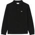 Lacoste Παιδικό Polo Μακρυμάνικο Μαύρο 3PJ1465-031
