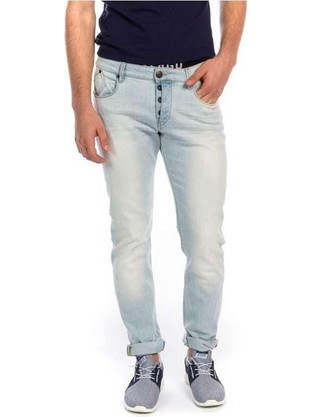 Devergo Dylan Ανδρικό Τζιν Παντελόνι Ελαστικό Slim Εφαρμογή Γαλάζιο 1J910008LP4370