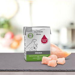 Platinum Natural Pet Food & Care Menu Adult with Chicken 185gr