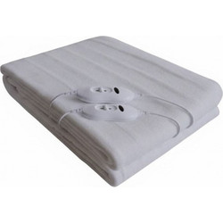 Sidirela Spring 39015 Ηλεκτρική Διπλή Κουβέρτα Λευκή 60W 150x140cm