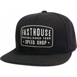 Fasthouse Duke Ανδρικό Καπέλο Jockey Υφασμάτινο Μαύρο 6229-00