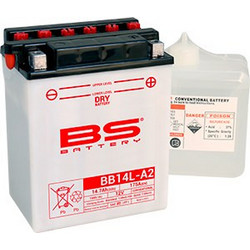 BS Μπαταρία Μοτοσυκλέτας YB14L-A2 175A 14.7Ah