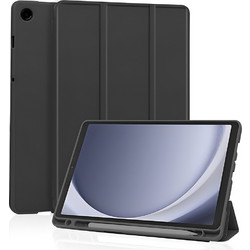 Techsuit Flex Trifold with Pencil Holder Black (Samsung Galaxy Tab A9 / A11)