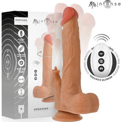 Intense Mr. Intense Redford Vibrator Ρεαλιστικός Δονητής για Ζευγάρια με Τηλεχειριστήριο 23cm Flesh