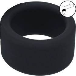Shots Levelz Silicone Medium Ball Strap Ελαστικό Δαχτυλίδι Όρχεων Σιλικόνης Μαύρο