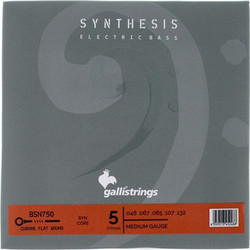 Galli Synthesis BSN750 Σετ 5 Χορδές Ηλεκτρικού Μπάσου Chrome 48-132" Medium Tension