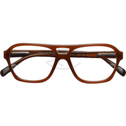 Alexander McQueen BRUCE-C 101 Ανδρικός Σκελετός Γυαλιών Οράσεως Κοκάλινος Καφέ