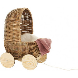Egmont Toys Ψάθινο Καλάθι με Ρόδες 520071