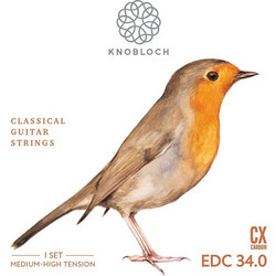 Knobloch Erithacus EDC 34.0 Σετ 6 Χορδές Κλασικής Κιθάρας Medium Tension