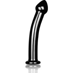 Lovetoy 7.5" Glass Romance Πρωκτική Σφήνα 18.5cm Μαύρη