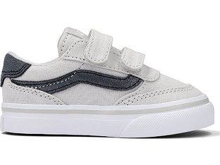 Vans Brooklyn Παιδικά Sneakers Γκρι Ανθρακί VN000D7X7VF1