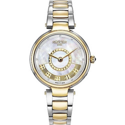 Roamer Mermaid II Γυναικείο Ρολόι με Ασημί Χρυσό Μεταλλικό Μπρασελέ 602857471050