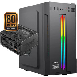 Alcatroz Azzura Millenia Eco Pro II Black Gaming Midi Tower Κουτί Υπολογιστή RGB
