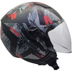 Faseed FSD 700 Poison Black Grey Κράνος Μηχανής Jet 1200gr