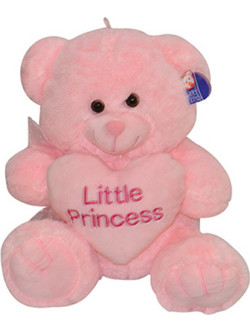 Doly Toys Αρκουδάκι Little Princess Ροζ 35cm 501532-35-P