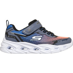 Skechers Παιδικά Sneakers με Φωτάκια Γκρι Κοραλί 400590L-BBOR