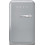 Smeg 50's Style FAB5LSV6 Retro Ψυγείο Συντήρηση 34lt Υ72.5xΠ40.4xΒ50cm Γκρι