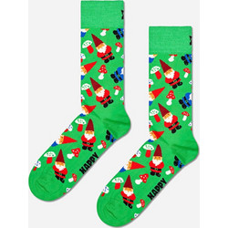 Happy Socks Christmas Gnome Χριστουγεννιάτικες Ανδρικές Κάλτσες Ψηλές Πράσινες P000281-0437