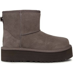 UGG Παιδικά Μποτάκια Γκρι Καφέ Suede 1143700K-RYK