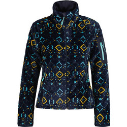 Icepeak Crete Γυναικεία Ζακέτα Fleece Κοντή με Φερμουάρ Μαύρη 254926602I-390