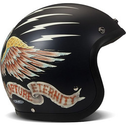 DMD Retro Eagle Black Κράνος Μηχανής Jet