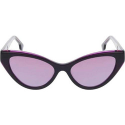 Invu INKT22406 B Γυναικεία Γυαλιά Ηλίου Cat Eye Κοκάλινα Μαύρα με Μωβ Φακό