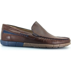 Boxer Ανδρικά Μοκασίνια Loafers Δερμάτινα Καφέ 21364-15-014