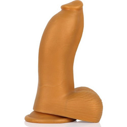 Kinksters Ashika Ρεαλιστικό Dildo με Βεντούζα & Όρχεις 16cm Πορτοκαλί