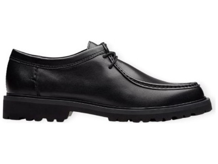 Clarks Berwick Seam Ανδρικά Μοκασίνια Boat Shoes Δερμάτινα Μαύρα 26183729