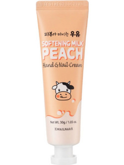 Kwailnara Softening Milk Peach Ενυδατική Κρέμα Χεριών & Νυχιών 30gr