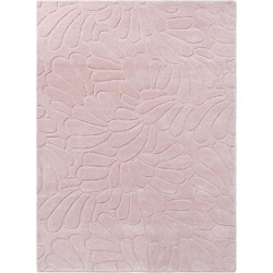 Laura Ashley Coleby Petals Χειροποίητο Χαλί Ορθογώνιο Μάλλινο 140x200cm 078802 Chalk Pink