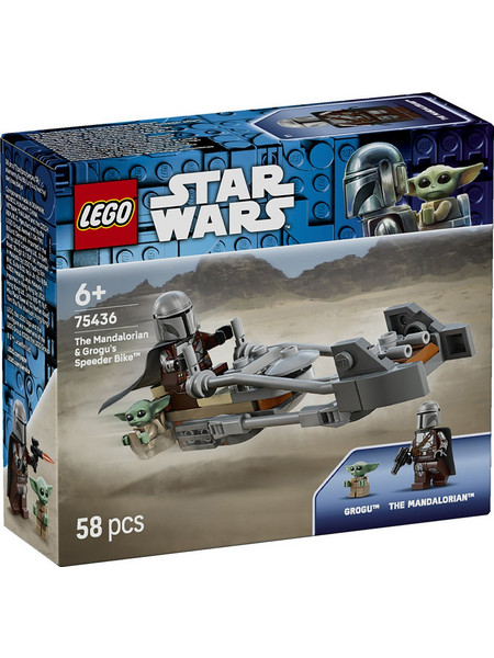 Lego Star Wars The Mandalorian & Grogu's Speeder Bike για 6+ Ετών 75436