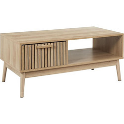 Home Deco Klaus Τραπεζάκι Σαλονιού Ορθογώνιο Ξύλινο Μ100xΠ50xΥ43cm HD0089