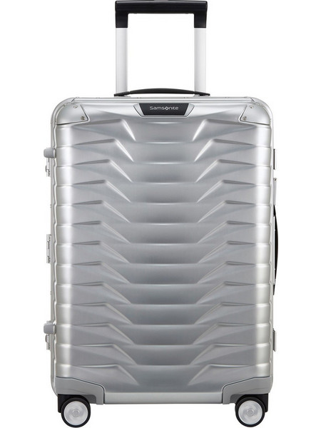 Samsonite Proxis 150050-1004 Βαλίτσα Καμπίνας 55x40x23cm με 4 Ρόδες Ασημί