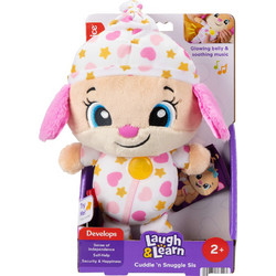 Fisher-Price Εκπαιδευτικό Σκυλάκι Αγκαλιάς Ροζ 24+ Μηνών JMM45